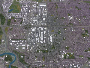 Calgary - Modello 3D della città Modello 3D