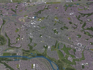 Calgary - 3D City Model 3D Model