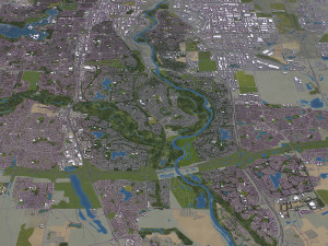 Calgary - 3D City Model 3D Model