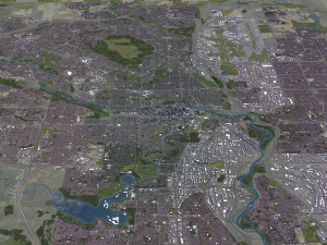 Calgary - 3D City Model 3D Model