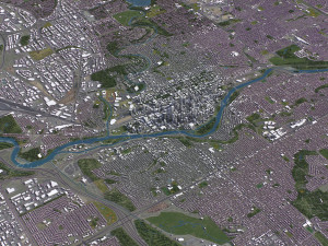 Calgary - 3D City Model 3D Model