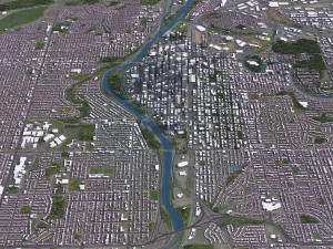 Calgary - 3D City Model 3D Model