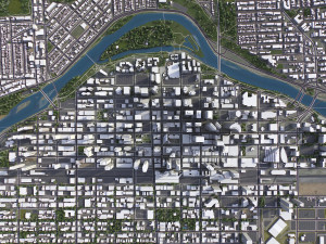 Calgary - 3D City Model 3D Model