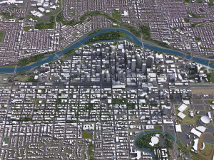 Calgary - 3D City Model 3D Model