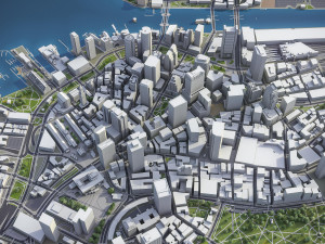 Boston - 3D City Model 3D Model
