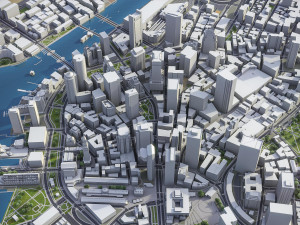 Boston - 3D City Model 3D Model