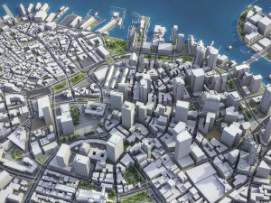 Boston - 3D City Model 3D Model