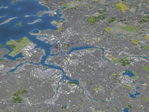 Boston - 3D City Model 3D Model