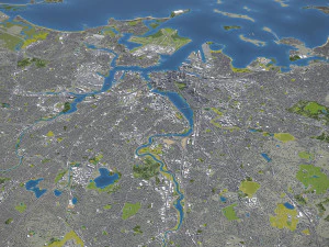 Boston - 3D City Model 3D Model