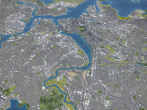Boston - 3D City Model 3D Model