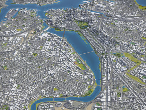 Boston - 3D City Model 3D Model