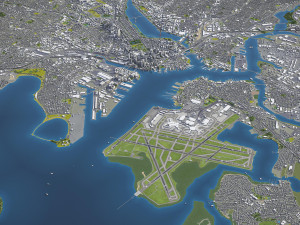 Boston - 3D City Model 3D Model