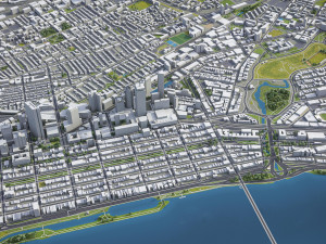 Boston - 3D City Model 3D Model