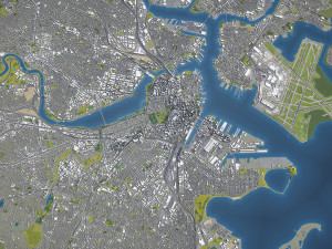 Boston - 3D City Model 3D Model