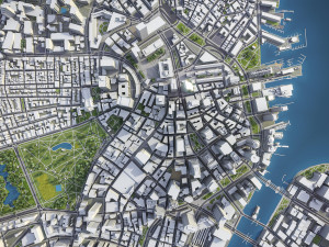 Boston - 3D City Model 3D Model