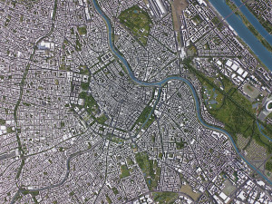 Vienna - 3D City Model 3D मॉडल
