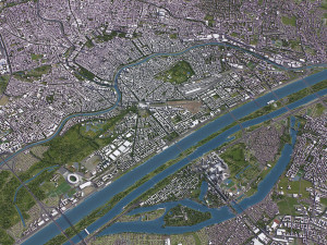 Vienna - 3D City Model 3D मॉडल