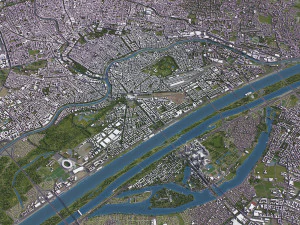Vienna - 3D City Model 3D Model