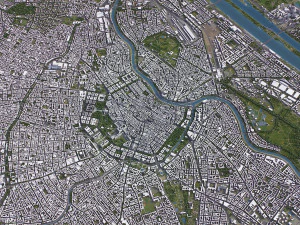 Vienna - 3D City Model 3D Model