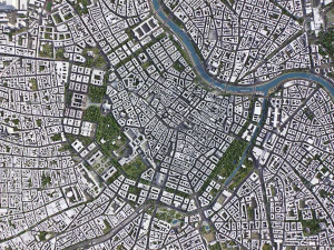 Vienna - 3D City Model 3D Model