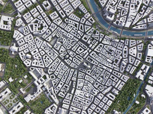 Vienna - 3D City Model 3D Model