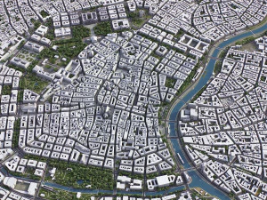 Vienna - 3D City Model 3D Model