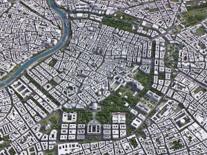 Vienna - 3D City Model 3D Model