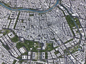 Vienna - 3D City Model 3D Model