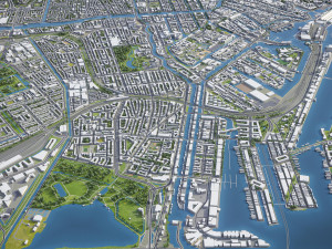 Amsterdam - 3D City Model 3D Model