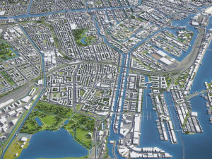 Amsterdam - 3D City Model 3D Model