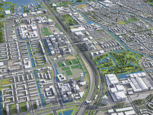 Amsterdam - 3D City Model 3D Model