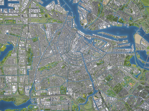 Amsterdam - 3D City Model 3D Model