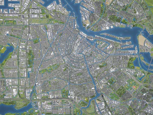 Amsterdam - 3D City Model 3D Model