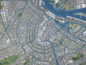 Amsterdam - 3D City Model 3D Model