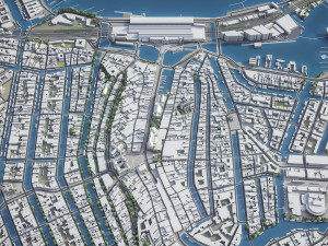 Amsterdam - 3D City Model 3D Model