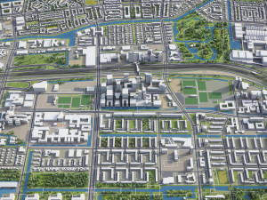 Amsterdam - 3D City Model 3D Model