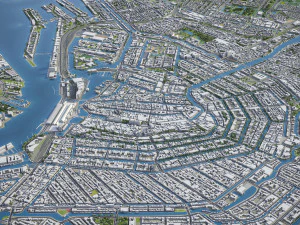 Amsterdam - 3D City Model 3D Model