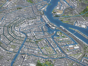Amsterdam - 3D City Model 3D Model