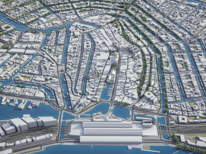 Amsterdam - 3D City Model 3D Model