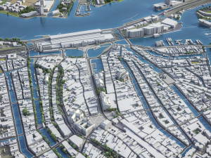 Amsterdam - 3D City Model 3D Model