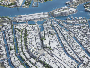 Amsterdam - 3D City Model 3D Model