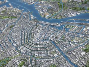 Amsterdam - 3D City Model 3D Model