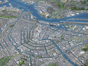 Amsterdam - 3D City Model 3D Model