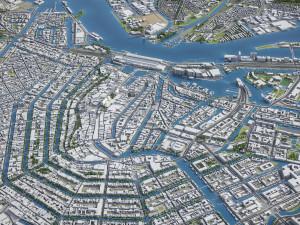Amsterdam - 3D City Model 3D Model