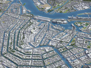 Amsterdam - 3D City Model 3D Model