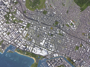 Honolulu - 3D City Model 3D मॉडल