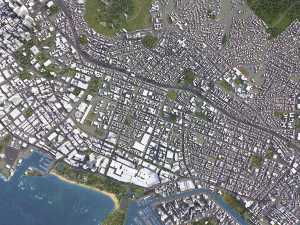 Honolulu - 3D City Model 3D Model