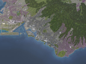 Honolulu - 3D City Model Model 3D