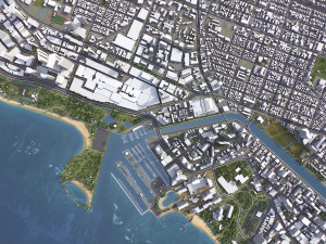 Honolulu - 3D City Model Model 3D