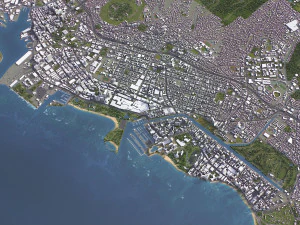 Honolulu - 3D City Model 3D Model